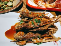 竹签黄花鱼-永红源啤酒·烧烤·海鲜·大排档(台柳路店)