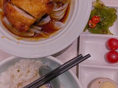 炙烤照烧鸡排饭-康师傅私房牛肉面(马泉营奥莱店)