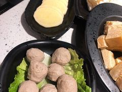 潮汕牛筋丸-京韵胡同·酱香羊蝎子火锅涮肉(长寿路店)