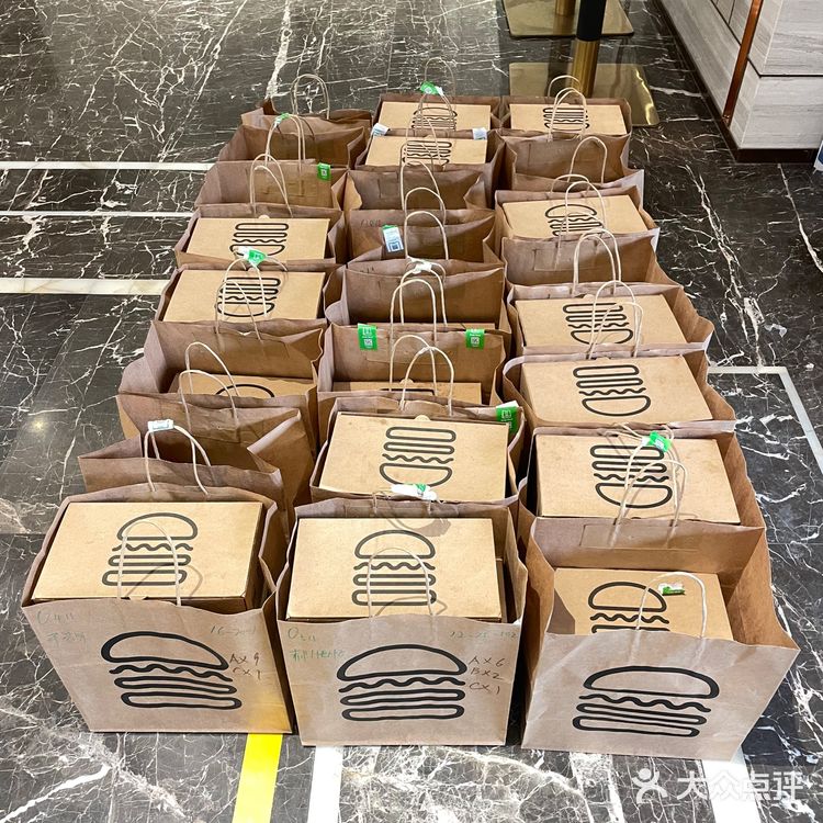 今日份团购外卖·shake shack汉堡自由🍔