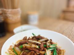 生爆牛肉丝拌面-阿扁杭州面(苗圃店)