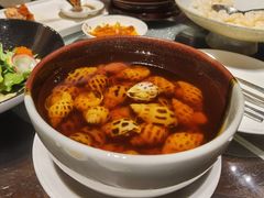 古越陈酿煮花螺-杭州西子湖四季酒店·金沙厅