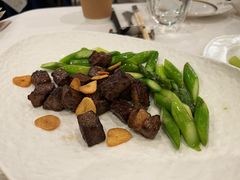 蒜片牛肉粒伴芦笋-翠园(北京王府中环店)