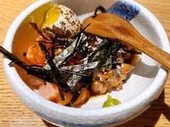 三文鱼拌纳豆-新一喜铁板料理餐厅·铁板放题(北国商城店)