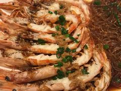 金银蒜粉丝蒸大西洋红虾-上海小南国(世博源店)