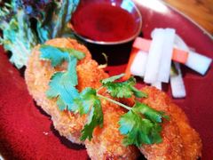 炸虾饼配甜辣酱-红泰·泰精选·特色料理(中山路店)