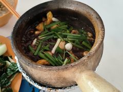 宫保田鸡-长城砂煲田鸡粥