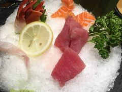 三文鱼刺身-清水日本料理铁板烧(学府路店)
