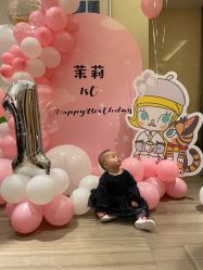 -七月气球布置订婚·宝宝宴· 求婚·生日布置(二七万达店)