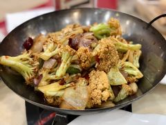 干锅有机花菜-大鸿运酒店·苏州菜·松鼠桂鱼(观前街店)
