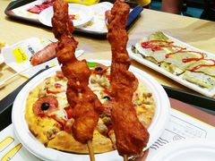 鸡肉串-City1+1城市比萨(国商卫星广场店)