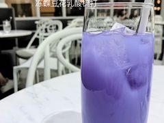 冻蝶豆腐花乳酸梳打-Lady M New York(澳门伦敦人店)