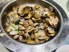 -海派美食·家宴海鲜青岛菜·石锅鲽鱼头(东方城店)