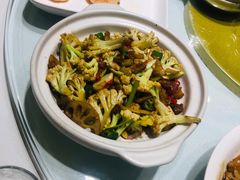 干锅有机菜花-沽上民肴·海鲜锅贴·天津菜(福州道鸿正家园店)
