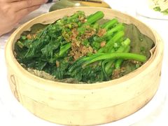 荷叶笼仔蒸菜心-海富门·带鱼·淮扬菜·粤菜(甘家口店)