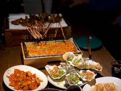 仔姜鲜锅嫩鸭血-不曾在把把烧•烧烤(莲坂磐基店)
