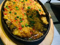 烤茄子-探鱼·鲜青椒爽麻烤鱼(银泰城店)