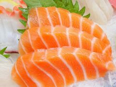 三文鱼刺身-秋葵田创意料理(广安摩尔春天百货店)