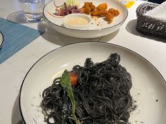 深海墨鱼汁面-东米西面(台北院子店)