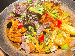 好运混椒牛蛙锅-探鱼·鲜青椒爽麻烤鱼(广州花都来又来店)