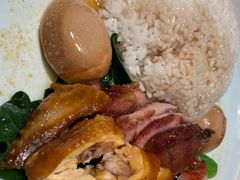 烧鸭叉烧双拼饭-南枝记·港式打边炉(新北万达店)