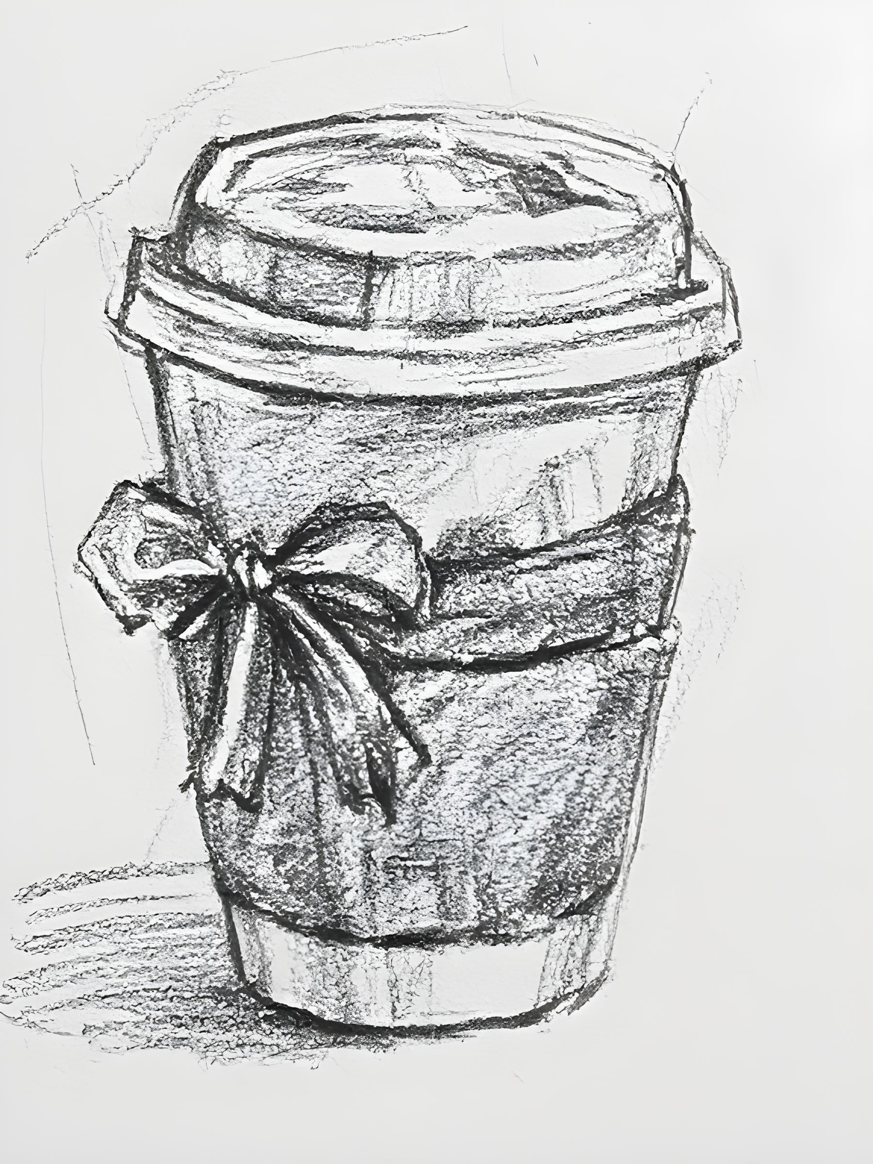 随手画的🎀圣诞杯☕🎄