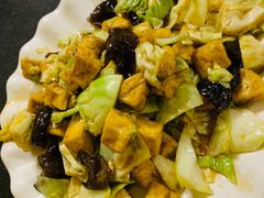白菜木耳爆豆腐-清真宏玉祥黄门脸餐厅(华荫东里店)