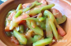 Green Tomato Stir-fried with Ham