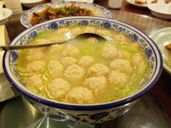 小白菜丸子汤-小土豆北方菜馆(文慧园店)
