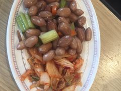 小菜-不老仙金汤虾丸火锅