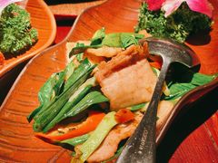 干巴菌韭菜花炒肉-花马天堂云南餐厅 Lost Heaven(外滩店)