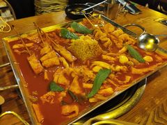 鱼饼火山炒年糕-包装马车·韩国料理·포장마차