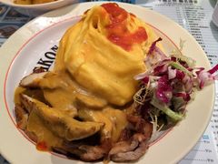 咖喱鸡排蛋包饭-肥韬茶餐厅(海上世界店)
