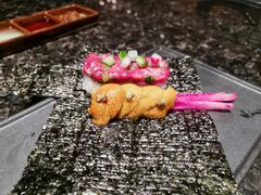 海胆生牛肉手卷-老乾杯和牛烧肉(王府中环店)