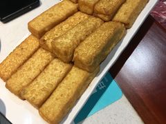 自制黄金豆腐-京味斋·铜锅涮羊肉(牡丹大道店)