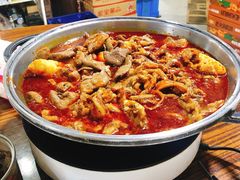 -老红桥炸灌肠牛肚锅烧烤(定福庄店)