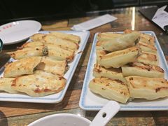 鲜肉韭菜煎饺-金谷园饺子·烧烤(人大总店)