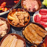 市中心也有院坝火锅|吹着傍晚的风吃火锅🥘
