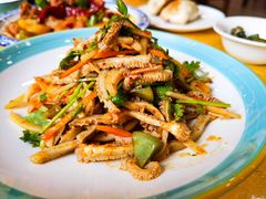 腊八蒜拌羊肚丝-新疆巴州金丝特餐厅(大钟寺店)