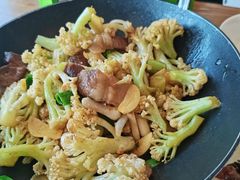 干锅有机鲜花菜-芳草地度假酒店·野炉中餐厅