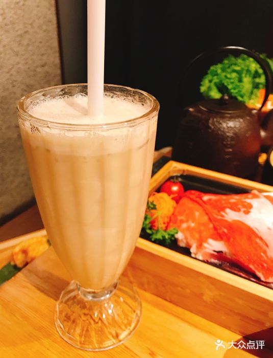 凑凑火锅·茶憩(虹口月亮湾店)大红袍珍珠奶茶图片 - 第11张