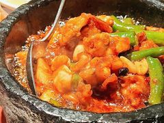 石锅杭椒牛蛙-桂满陇天书(南京德基旗舰店)