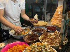 -清真马乐贝腊牛肉蛋黄菜夹馍(马蓉洒金桥店)