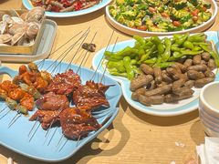 -街角等你.大连海鲜烧烤.经典铁板海鲜串(西安路店)