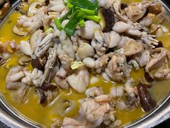 鸡汁菌菇味牛蛙锅-蛙小侠(卓悦里店)
