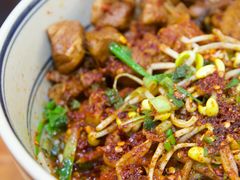 油泼面加臊子肉-西安手工软面(浦东南路店)