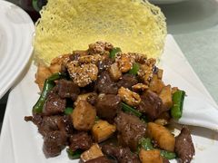 烧汁珍菌炒牛柳粒-清心鸡沙田乳鸽店·非遗传承(石溪店)
