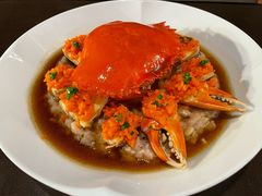 玫瑰油醋汁和乐蟹手打肉饼-广州文华东方酒店·江-由辉师傅主理