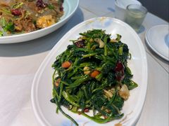 蚬子拌菠菜-苏师傅菜馆(上沙店)