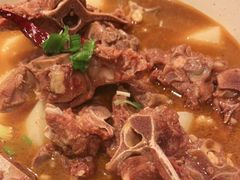 秘制羊蝎子-羊之道草原味道清真餐厅(番禺店)